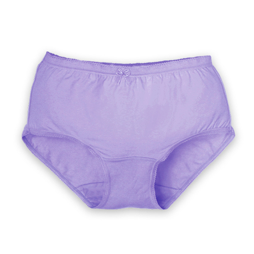 除臭酸鹼平衡中腰小花邊內褲/女-紫羅蘭產品圖