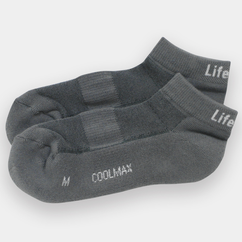 毛巾氣墊排汗襪/女-氣質灰產品圖