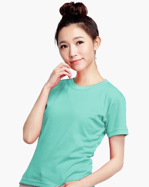 圓領T短袖/純綿/素面款/女-蒂芬妮綠  |女裝|夏日輕衫系列|純棉T恤系列