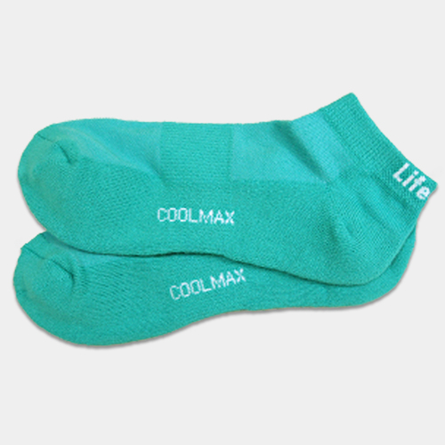 氣墊排汗襪/男-藍綠色產品圖