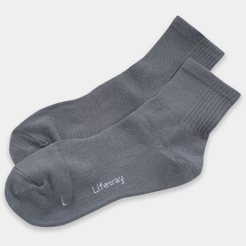 柔軟舒棉長襪/男-氣質灰產品圖