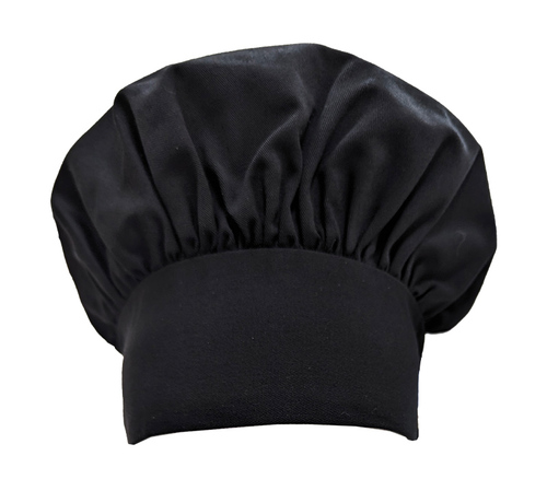 廚師帽 香菇帽 黑  |職業服飾|餐飲服系列|食品帽 / 廚師帽