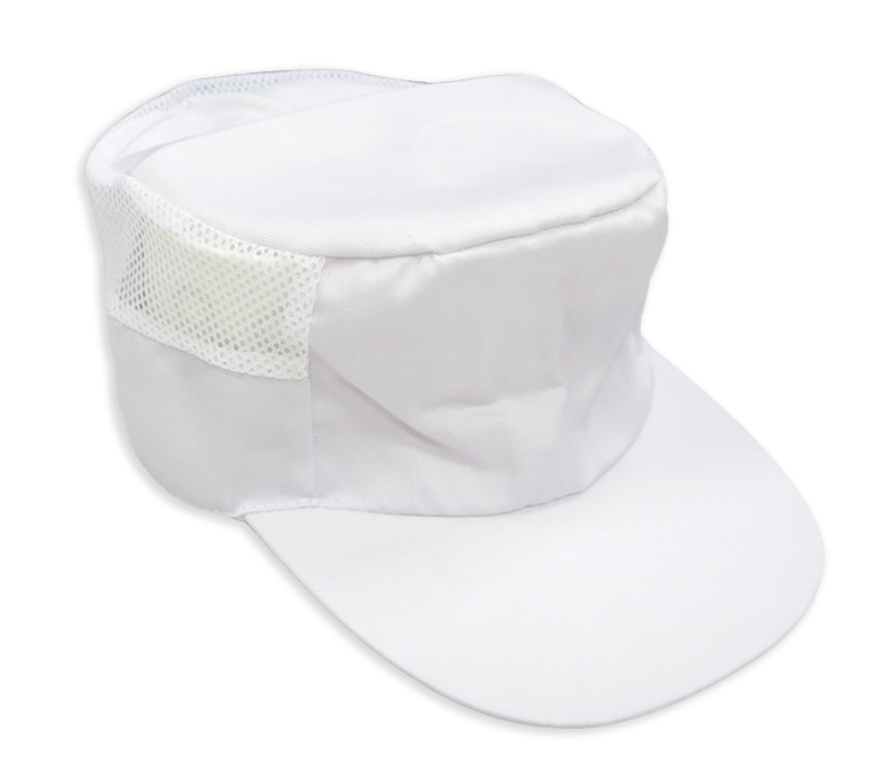 食品衛生帽-白色F